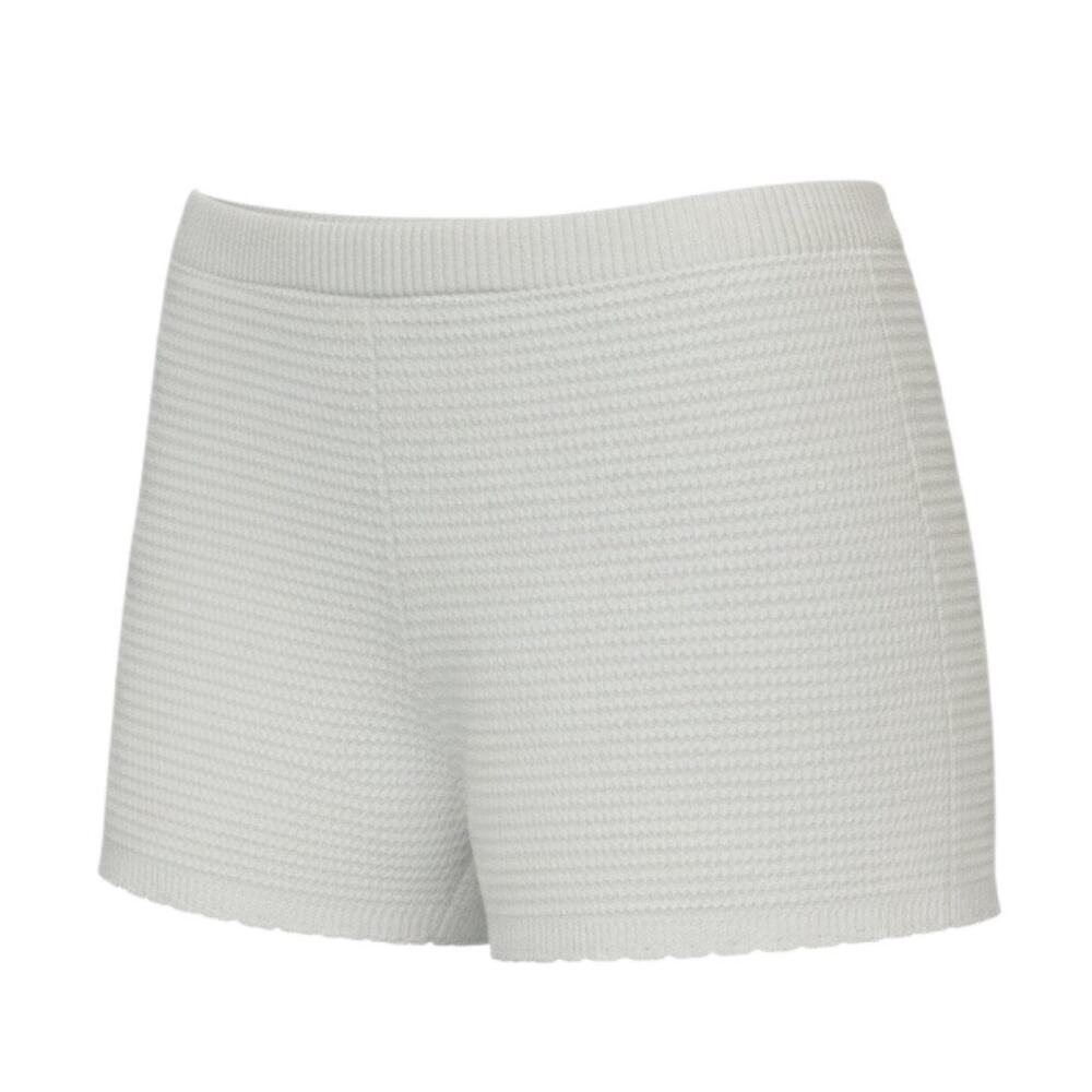 Florence by Mills White Crochet Shortie Shorts Women’s Size L New with tags